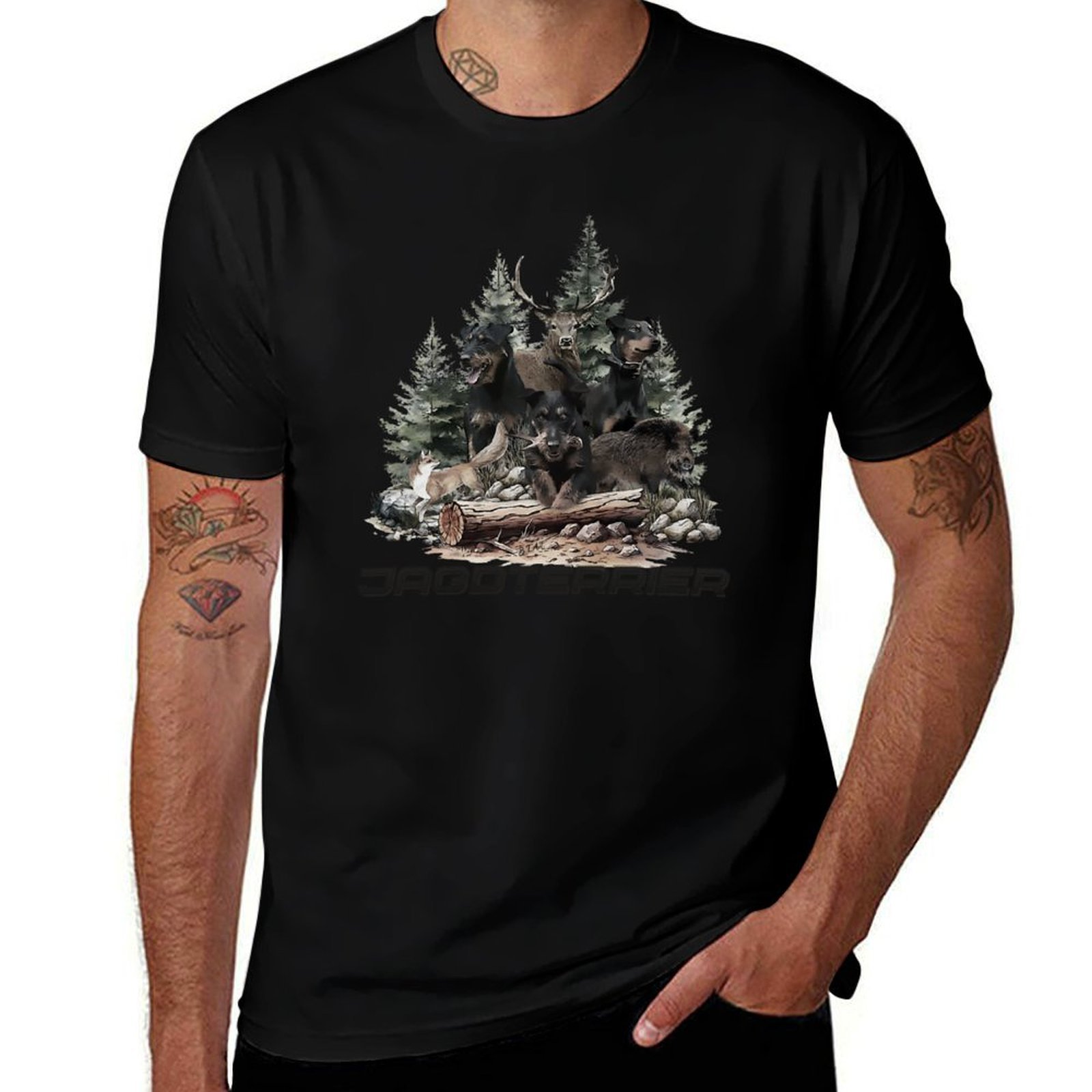 Wildman Hunting & Outdoor Robertson Photos - 독일산 헌팅 테리어는 야생에서 사냥꾼의 동반자이다.