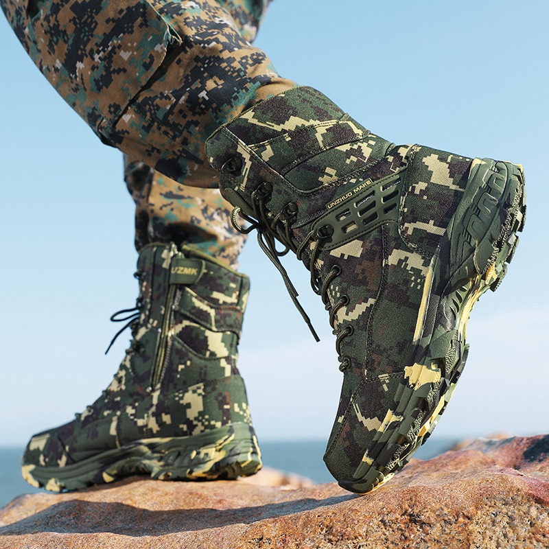 Outdoor Hunting Boots For Men - 고품질 남성용 야외 부츠 위장 사냥