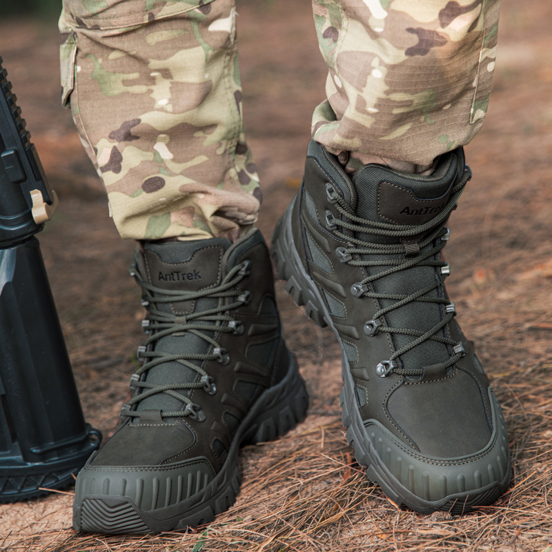 Outdoor Hunting Boots For Men - 남성 전술 부츠 방수 초경량 미끄럼