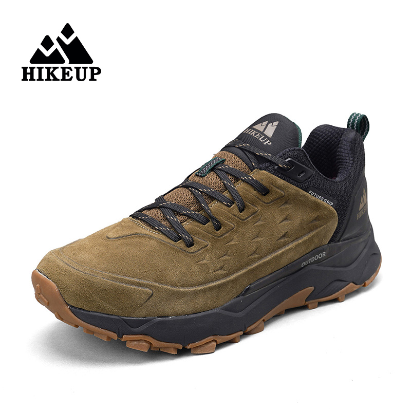 HIKEUP 남성용 고무 밑창 쿠션 신발, 미끄럼 방지 - Outdoor Hunting Boots For Men 리뷰 및 가격