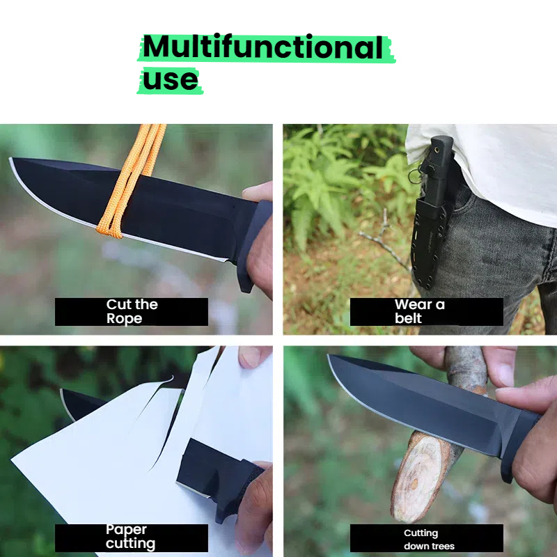 새로운 고경도 고정날 아웃도어 캠핑 나이프, 프리미엄  - Hunting Knife Outdoor Edge 리뷰 및 가격