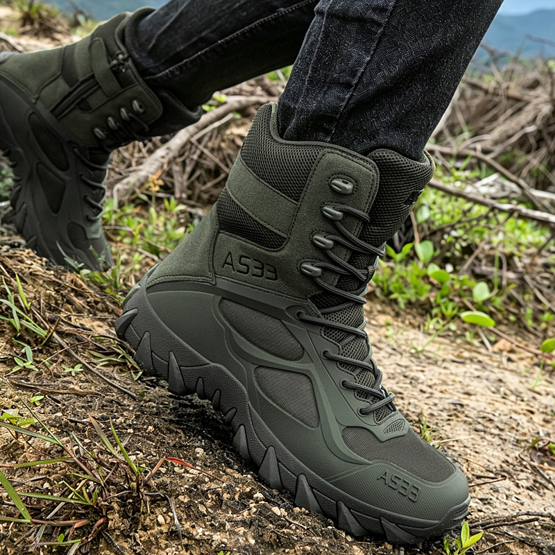 남성 전술 부츠 캐주얼 초경량 훈련 안전 작업 방수 야 - Outdoor Hunting Boots For Men 리뷰 및 가격