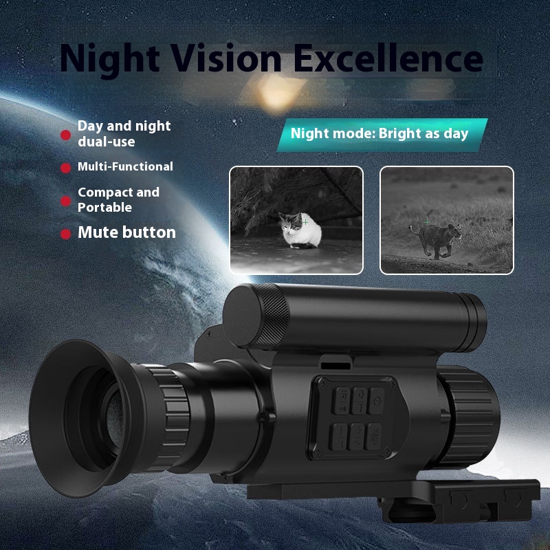 야간 투시 단안경 IR 사냥 스코프 NV075 32mm - Outdoor Hunting Videos 리뷰 및 가격
