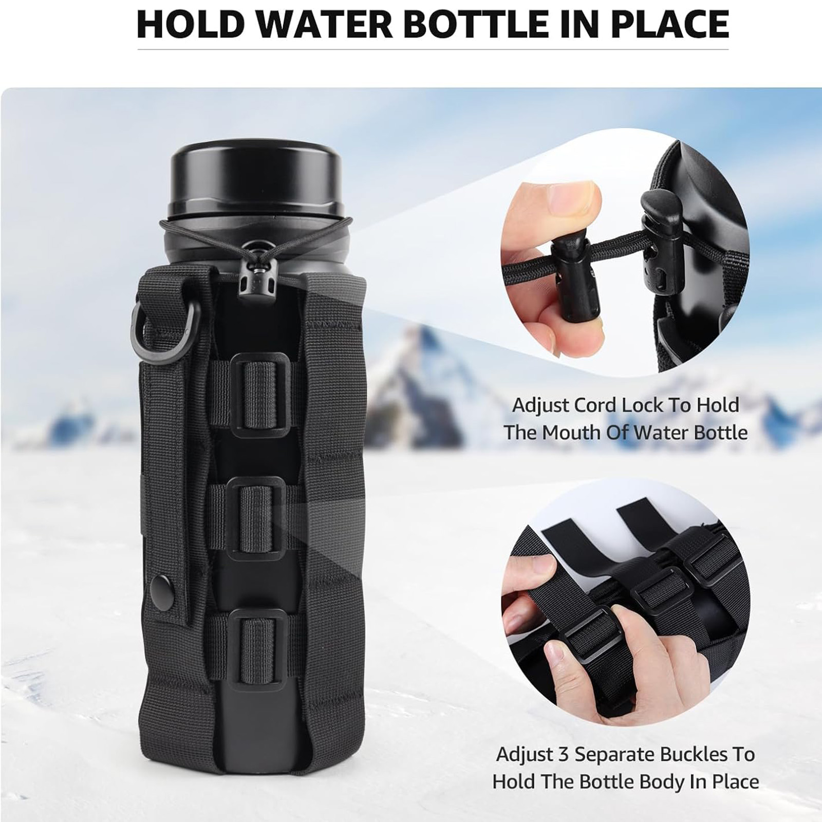 배낭 물병 홀더 용 몰리 물병 홀더 파우치 몰리 파우치 - Outdoor Hunting Backpack 리뷰 및 가격
