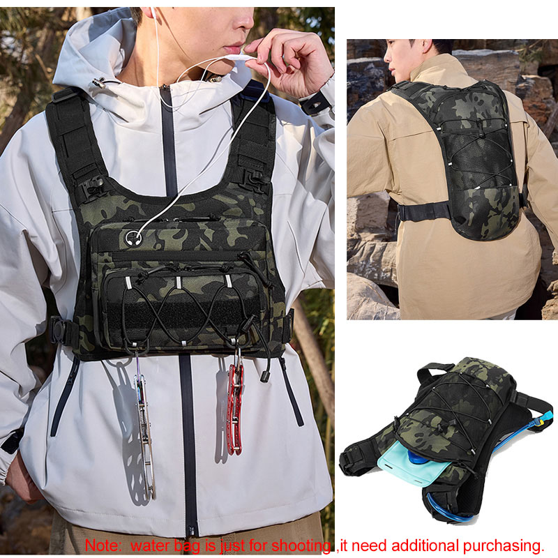 전술 가방 앞가슴 장비 조끼 배낭 캠핑 사냥 가방 남성 - Outdoor Hunting Backpack 리뷰 및 가격