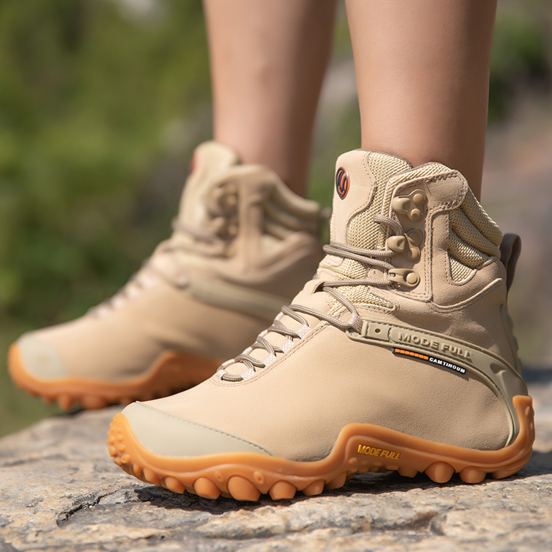 암소 가죽 남성 겨울 하이킹 부츠 여성을위한 야외 방수 - Outdoor Hunting Boots For Men 리뷰 및 가격