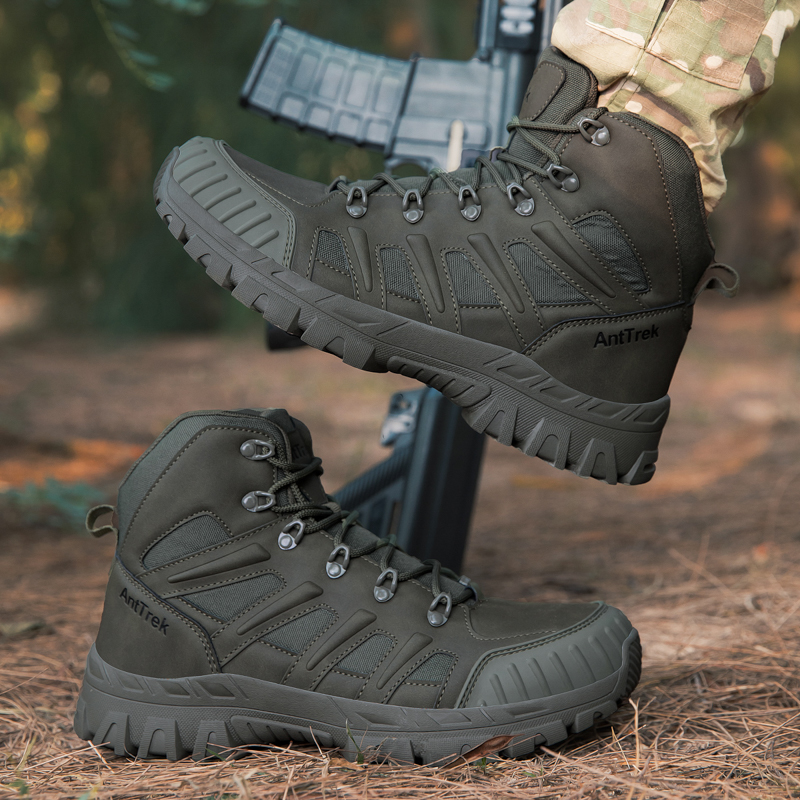 남성 전술 부츠 방수 초경량 미끄럼 방지 남성 고품질  - Outdoor Hunting Boots For Men 리뷰 및 가격